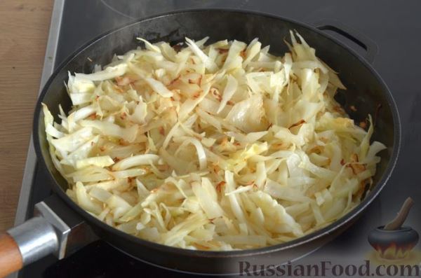 Закусочный капустно-грибной кекс