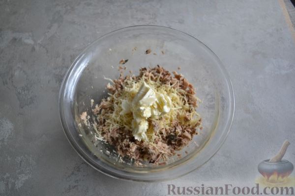 Рыбный паштет с сыром