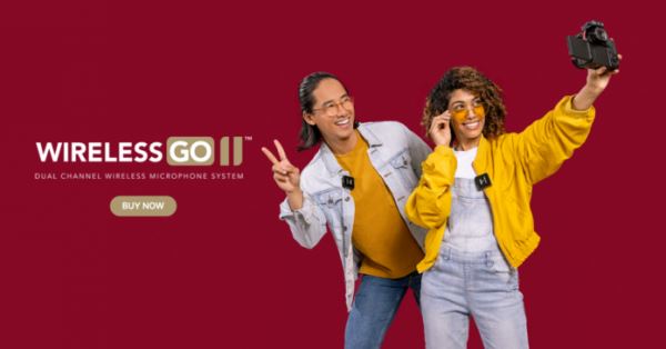 Представлена компактная двухканальная радиосистема Rode Wireless Go II