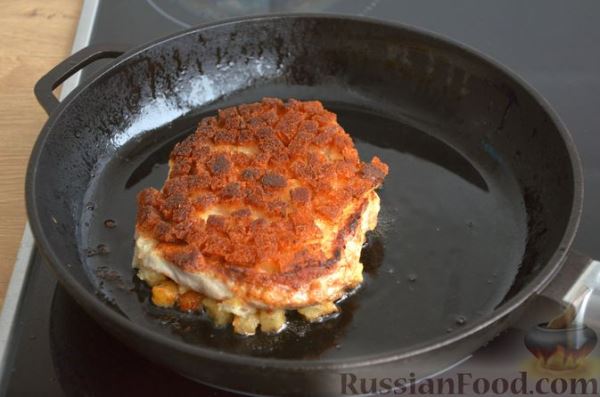 Шницель из свинины в хлебной панировке