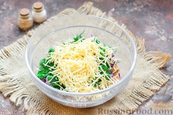 Котлеты из консервированного тунца с сыром и укропом