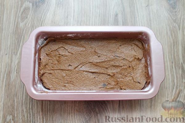 Кекс с черёмуховой мукой и шоколадом