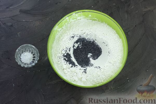Маковые вареники с творожной начинкой и цедрой апельсина