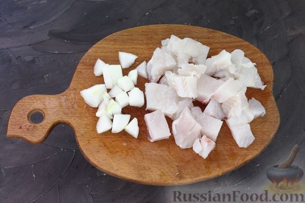 Рассольник с рыбными фрикадельками