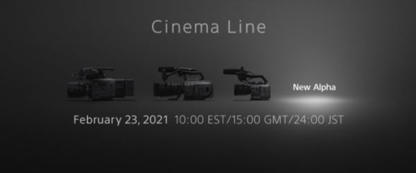 Презентация новой кинокамеры Sony состоится 23 февраля 2021 года