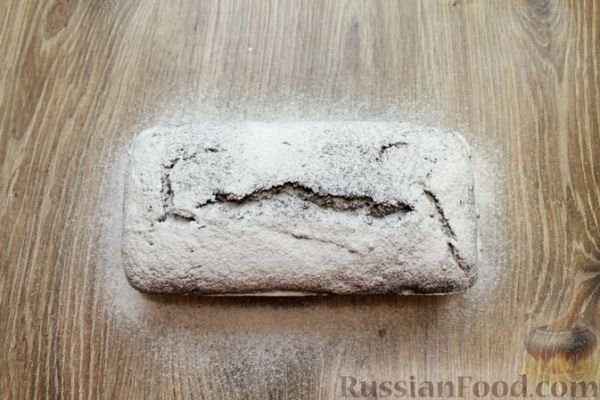 Кекс с черёмуховой мукой и шоколадом