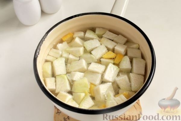 Жареная репа с луком