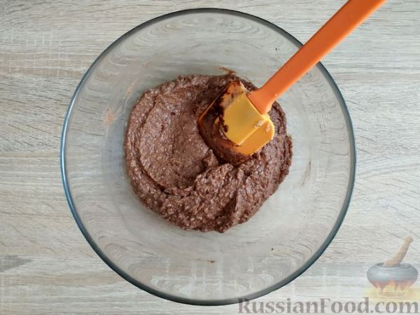 Маффины из фасоли с какао и арахисом (без муки)