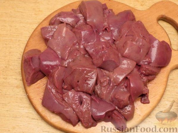 Паштет из свиной печени, подчерёвка и овощей, запечённый в духовке