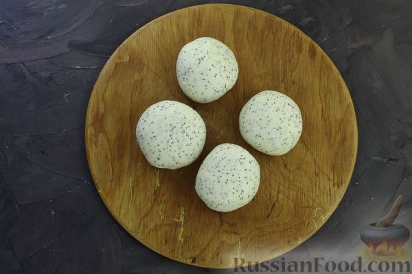 Маковые вареники с творожной начинкой и цедрой апельсина