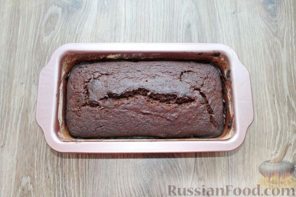 Кекс с черёмуховой мукой и шоколадом