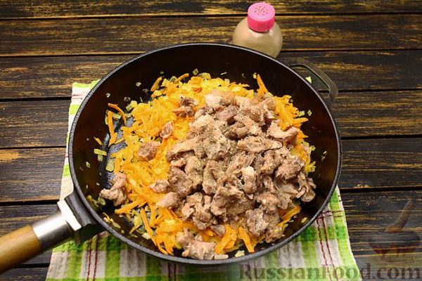 Суп с тушёнкой и чечевицей