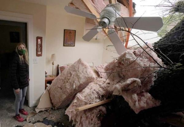 В американском штате Калифорния на жилые районы сошел селевой поток