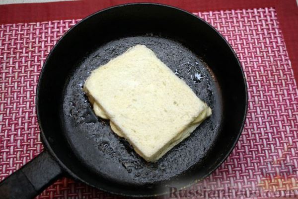Сэндвичи с бананами и сгущёнкой