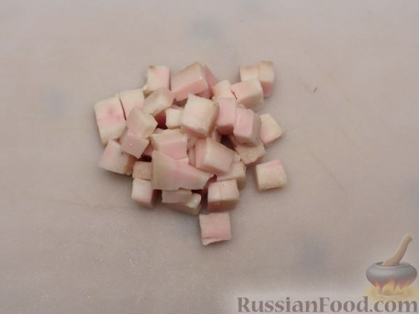 Паштет из печени индейки с салом и сливочным маслом