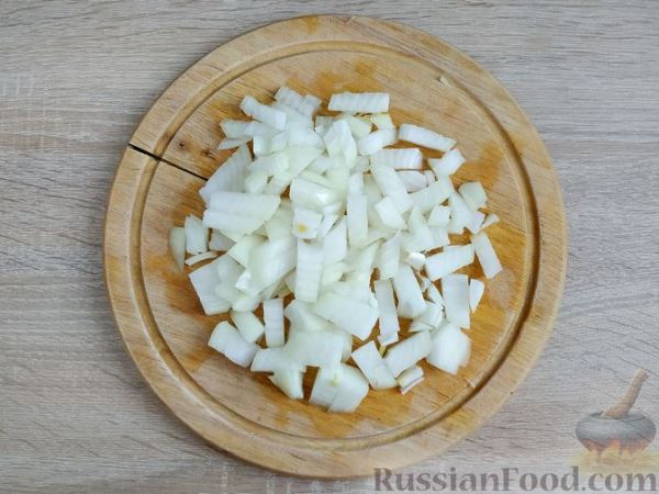 Луковая икра с морковью и яблоком