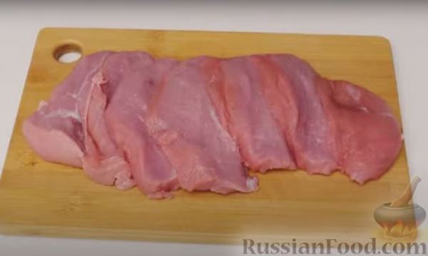 Телятина с картофелем и грибами