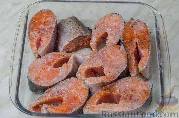 Форель, запечённая с картофелем