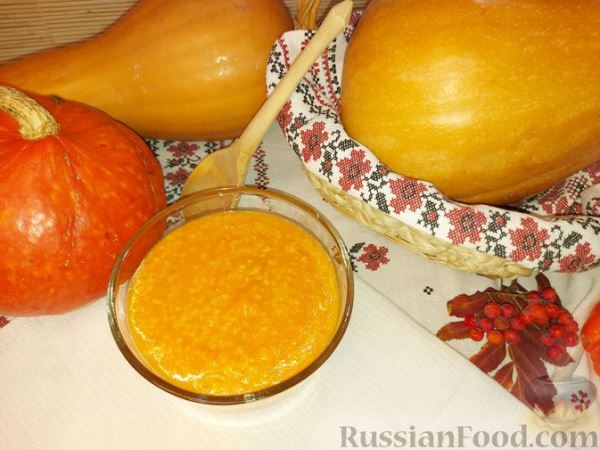 Пшённая каша с тыквой