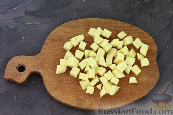 Рассольник с рыбными фрикадельками