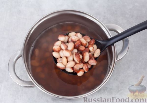 Паштет из фасоли, с орехами и гранатовым соком