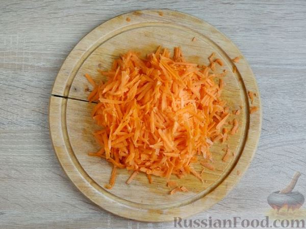 Луковая икра с морковью и яблоком