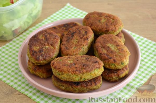 Постные котлеты из чечевицы и моркови