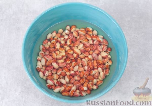 Паштет из фасоли, с орехами и гранатовым соком