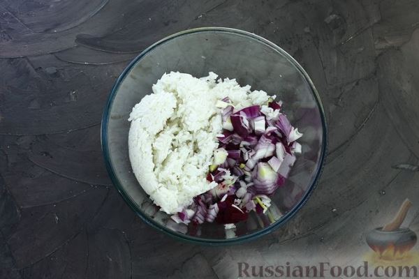 Котлетки из свёклы и риса (без яиц)