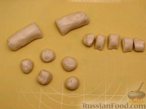 Песочное печенье "Полумесяцы" с мёдом, орехами и корицей
