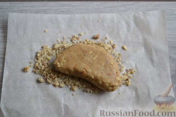 Конфеты из печенья, со сгущённым молоком, орехами и мармеладом