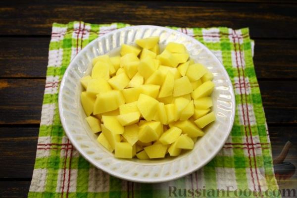 Суп с тушёнкой и чечевицей