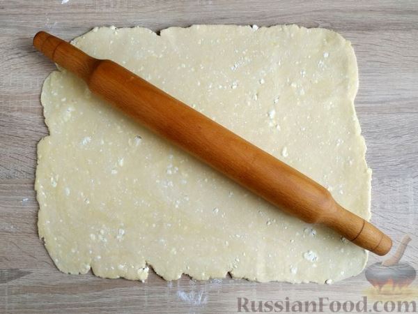 Печенье "Хворост" из творожного теста (в духовке)