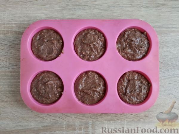Маффины из фасоли с какао и арахисом (без муки)