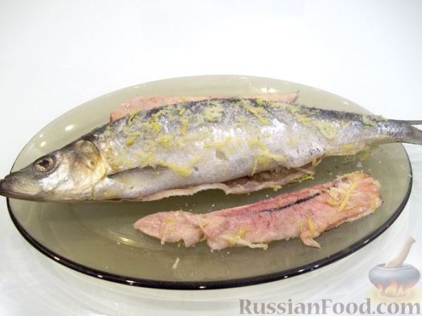 Копчёная рыба на сковороде
