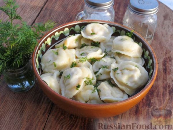 Пельмени со свино-говяжьим фаршем