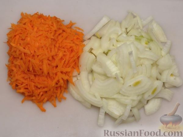 Паштет из свиной печени, подчерёвка и овощей, запечённый в духовке