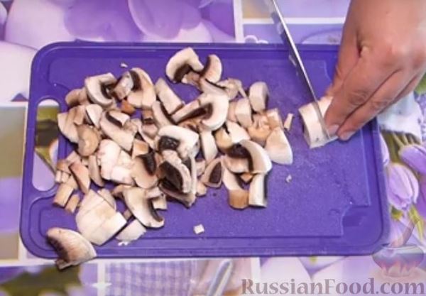 Рулет из скумбрии с овощами, грибами и сыром