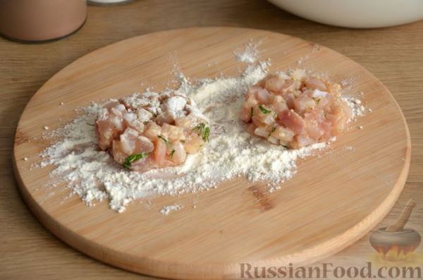 Рубленые рыбные котлеты из тилапии