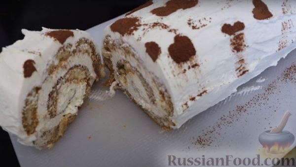 Рулет "Тирамису" (без яиц)