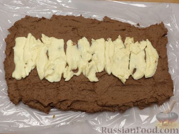 Паштет из печени индейки с салом и сливочным маслом