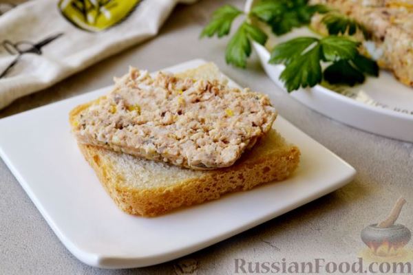 Рыбный паштет с сыром