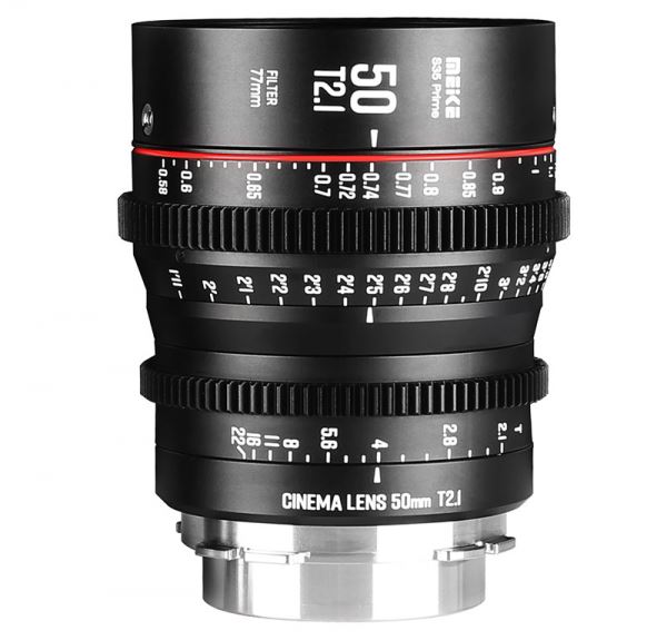 Анонсирован кинообъектив Meike 50mm T2.1  Cine для EF и PL