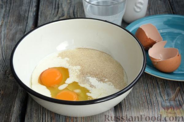 Киш с индейкой, грибами и картофелем