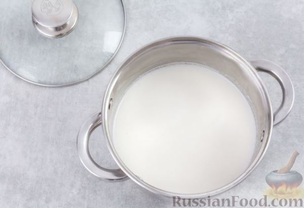 Рисовая каша с кокосовой стружкой и сгущённым молоком