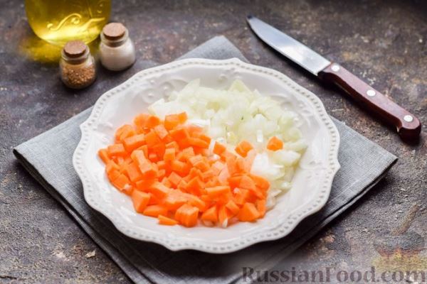 Рис с грибами и брокколи