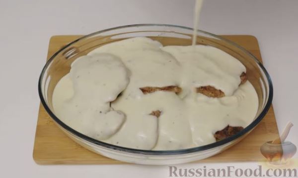 Телятина с картофелем и грибами