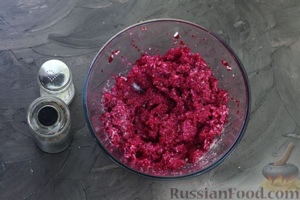 Котлетки из свёклы и риса (без яиц)