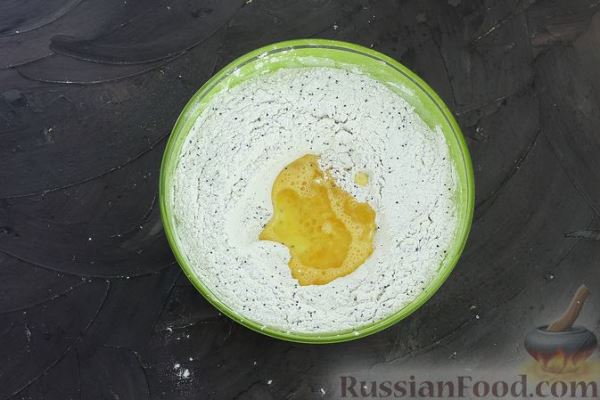 Маковые вареники с творожной начинкой и цедрой апельсина