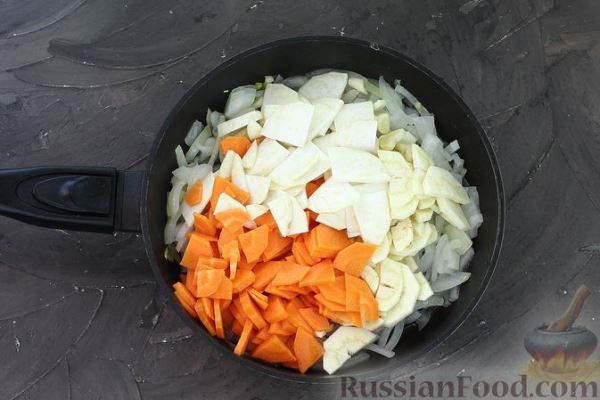 Рассольник с рыбными фрикадельками